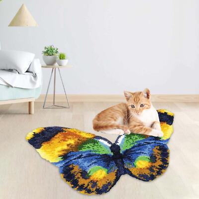 Riegel Haken Teppich Kit Schmetterling Zum Selbermachen Teppich Teppich Handarbeit Heimdekoration Teppich