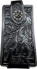 Western Stakes Western Leather Phone Belt Holster Cell Phone Case Phone Pouch