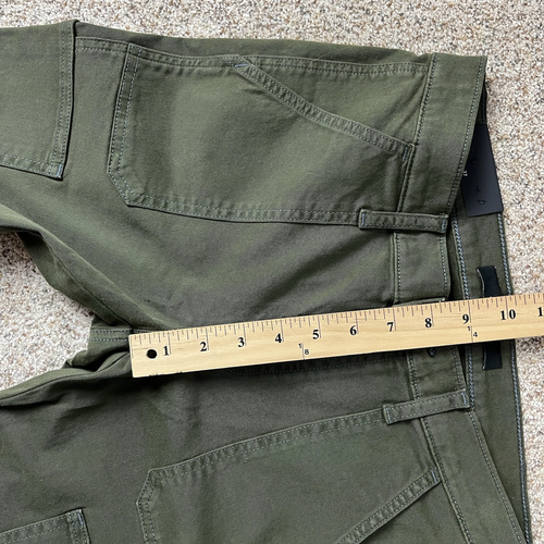 J Brand Women's 27 Mid Rise Ankle Zip Skinny Utility Green Cargo Pants - Picture 11 of 13