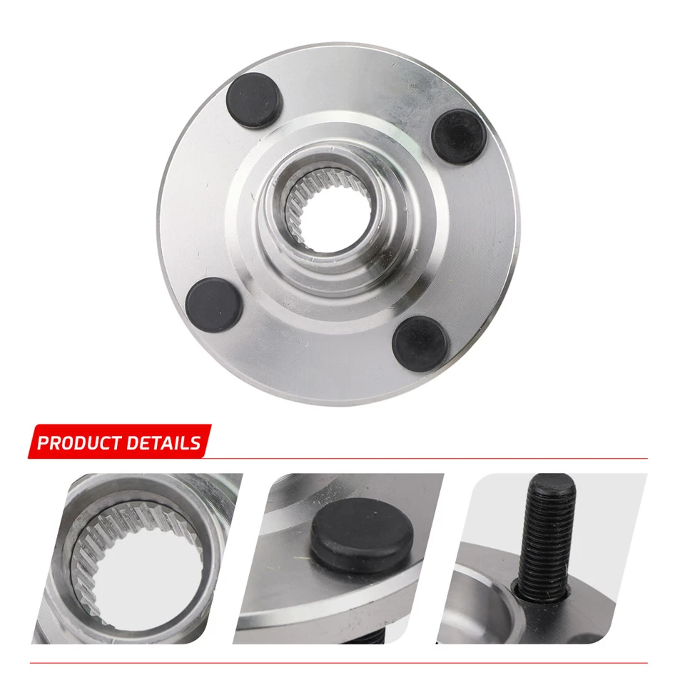 Pair Front Wheel Hub Bearing for 1993-2001 2002 Toyota Corolla Chevy Geo Prizm - Image 2 of 4