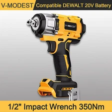 For Dewalt 20V Battery Cordless 1/2" Impact Wrench 1/4" Impact Driver Brushless