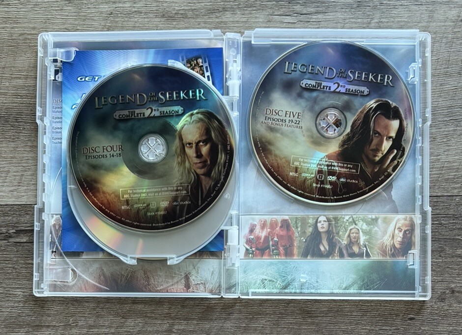 【disc美品】BOSS 2nd DVD BOX Legend of The Seeker: Complete Second Final Season 2 (DVD 5