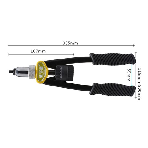 Pinza dado rivettatrice tipo rotante pistola dado estraibile manuale M3-M12 - Foto 2 di 6