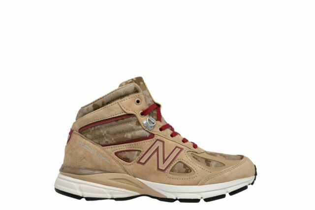 New Balance 990v4 Mid Tan Camo 