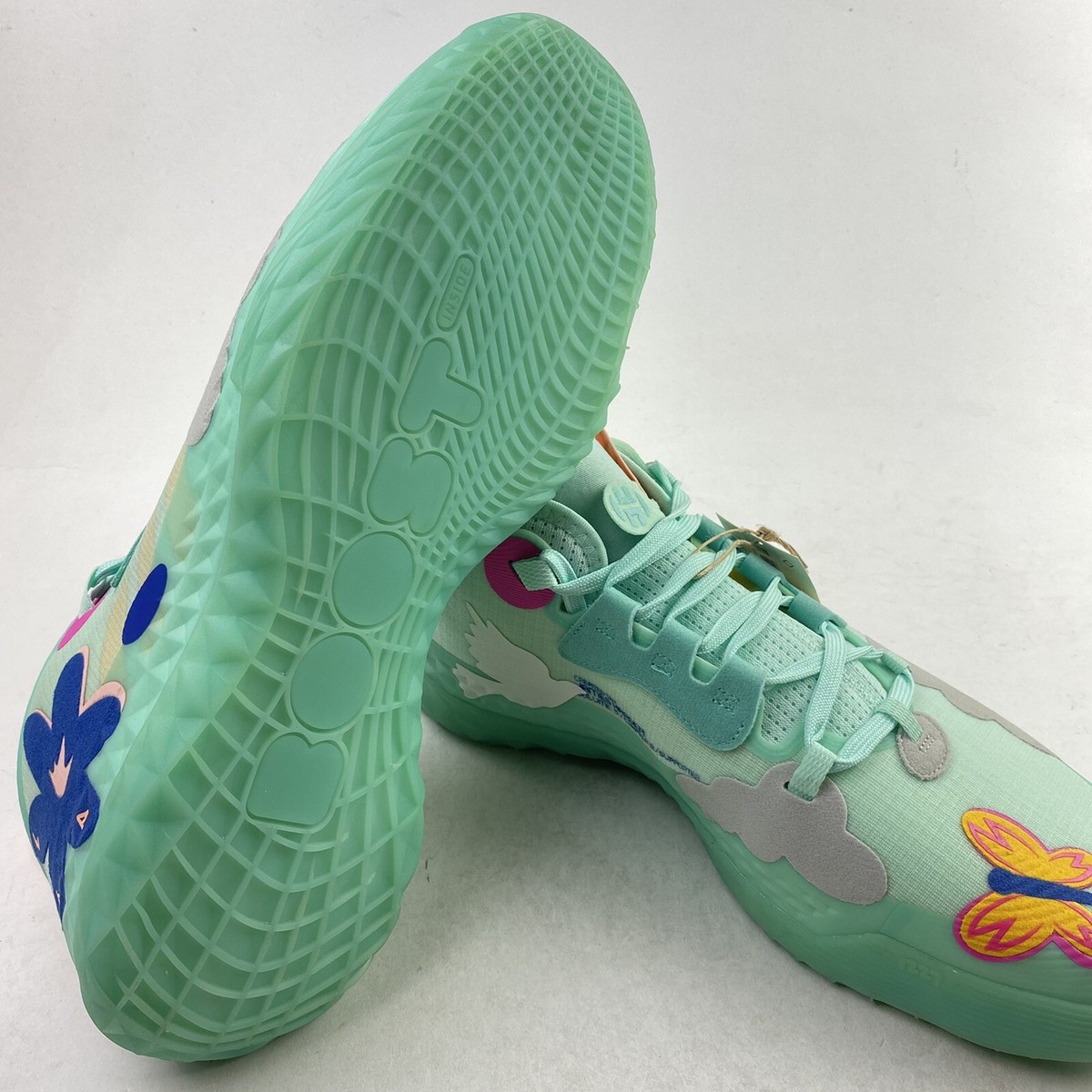 Adidas Harden Vol 5. Futurenatural Clear Mint Floral Mens  display picture 1