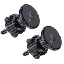 WixGear [2 Pack] Universal Air Vent Magnetic Phone Holder for Car Phone Mount