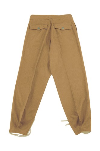 Pantaloni panzer di sabbia tedeschi DAK/Tropical Afrikakorps Luftwaffe seconda guerra mondiale - Foto 3 di 3