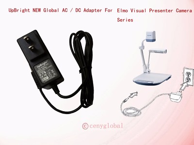 12V AC Adapter For Elmo CO-10 EV-200 P10 P10S P30S XGA Visual Presenter Charger