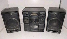 Vintage Sanyo DC-D5U Radio FM/AM Compact Disc Player Cassette READ BELOW