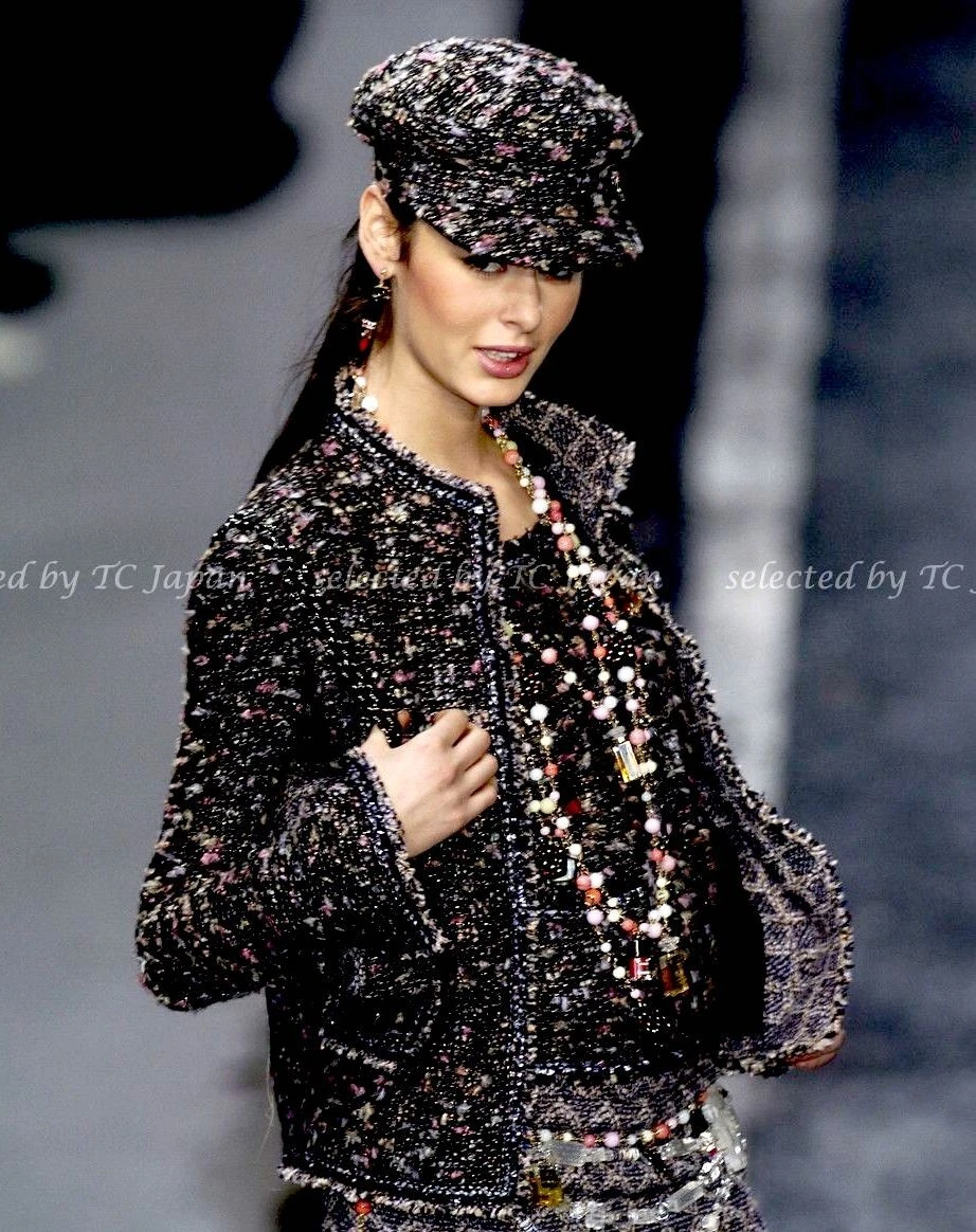 chanel black tweed jacket