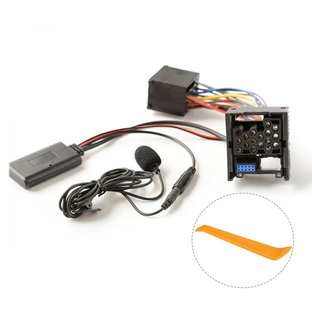 Radio Bluetooth AUX IN Cable Adapter W Microphone For E46 3Series