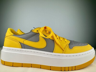 Air Jordan 1 Elevate Low Cement Gray Varsity Maize Women s Size 12 New