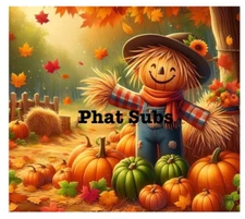 20oz Sublimation Tumbler Wrap Cute Autumn Scarecrow Ready To Press Heat Transfer