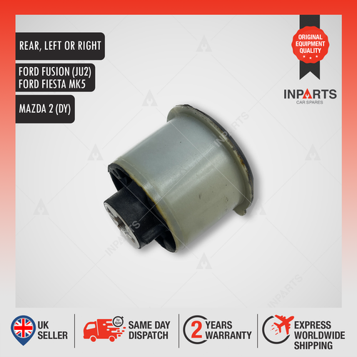 Rear Axle Trailing Arm Beam Bush Mount Fits Ford Fiesta Mk5 Fusion Ju2 Mazda 2 - Picture 2 of 12