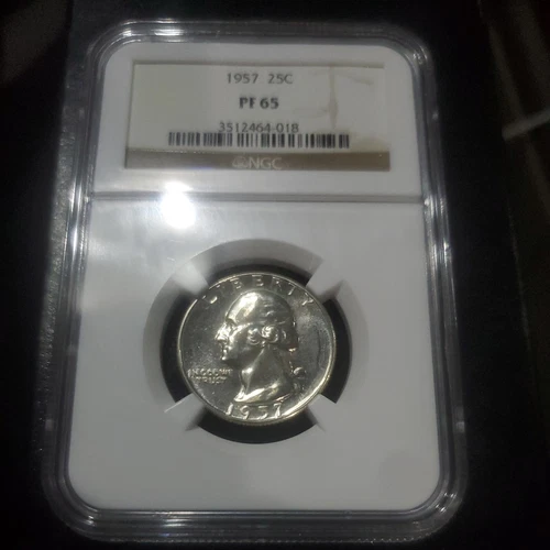 1957 Franklin Half Dollar NGC PF65