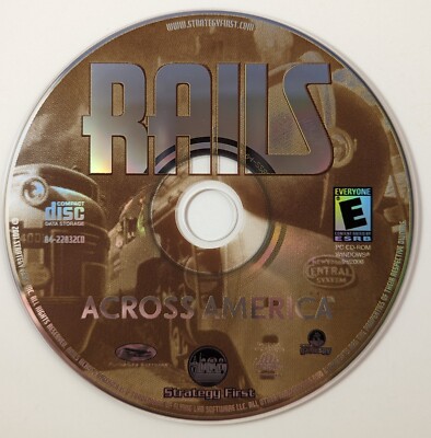 Rails Across America Computer Game PC CD-ROM Disc Only