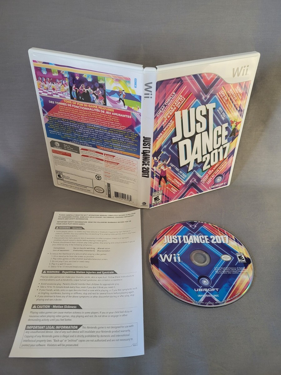 Wii 2017 Just Dance Switch Just Dance 2017, Wii, Complete, Authentic!