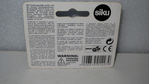 SIKU SUPER SERIES MERCEDES BENZ SECURITY CAR BLACK #1427 GERMANY CLOSE TO 1/64 - Bild 3 von 3
