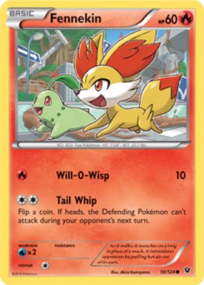 4x Fennekin 10/124 XY Fates Collide Pokemon TCG Card NM | eBay
