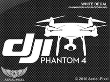 DJI Phantom 4  Pro Window or Case Decal Sticker Quadcopter UAV Drone