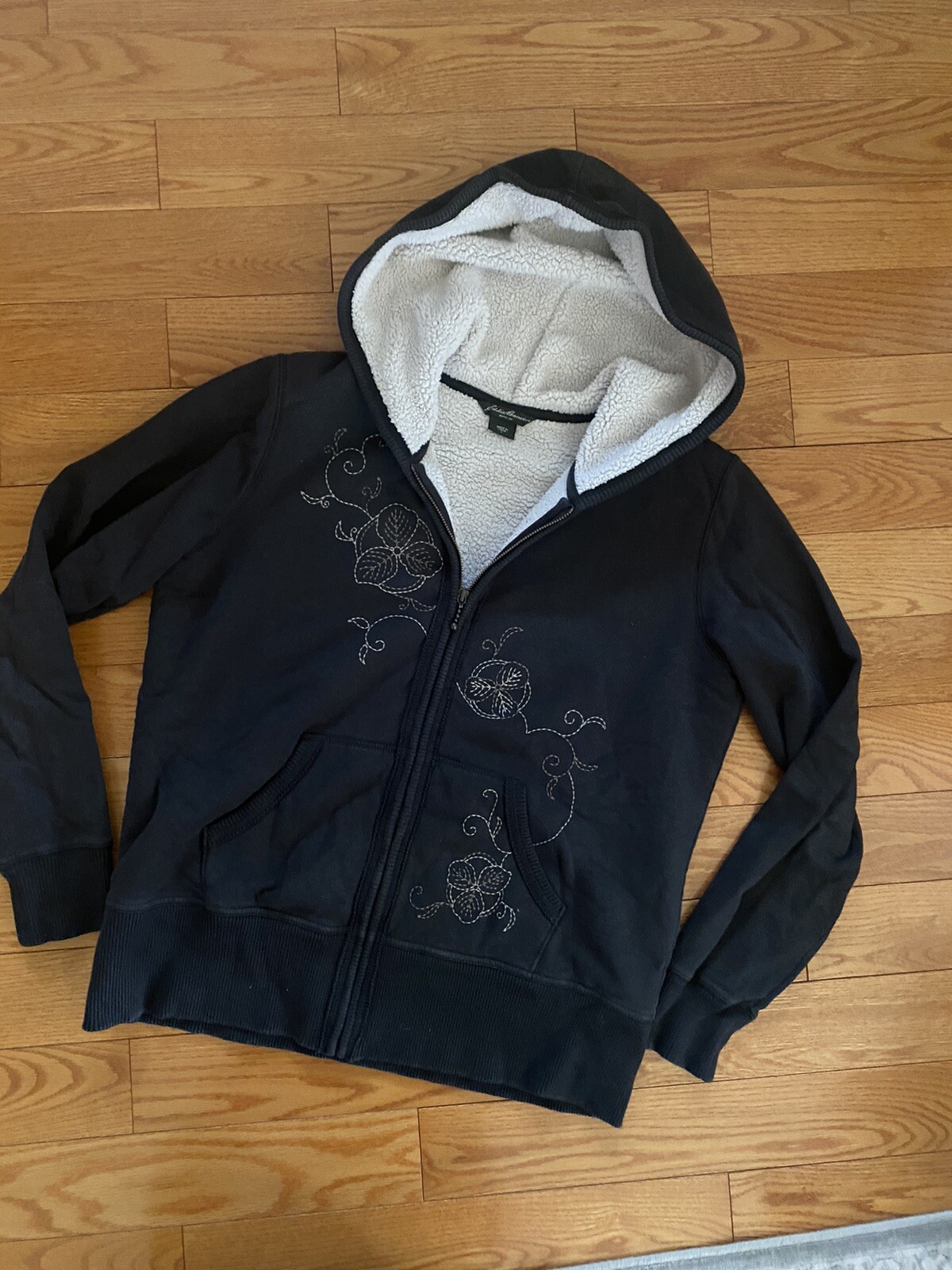 eddie bauer sherpa lined hoodie