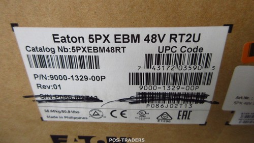 EATON 5PX 5PXEBM48RT Extended Battery Module EBM 48V RT2U Rack Tower- EXCL BATT - Afbeelding 7 van 8