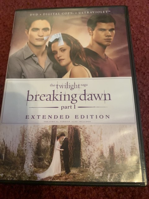 twilight breaking dawn part 1 dvd twilight breaking dawn part 1 dvd