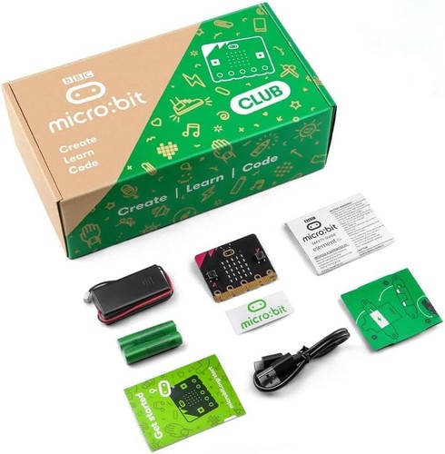 Micro:bit Club BBC micro:bit V2 Club USB cable Battaery holder x10 kit MEFV22C - Picture 4 of 7