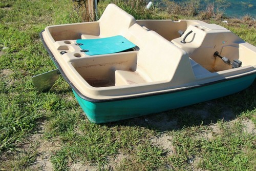 Paddle boat aluminum rudder SUN Dolphin - 3 or 5 seater - heavy duty 1/ ...