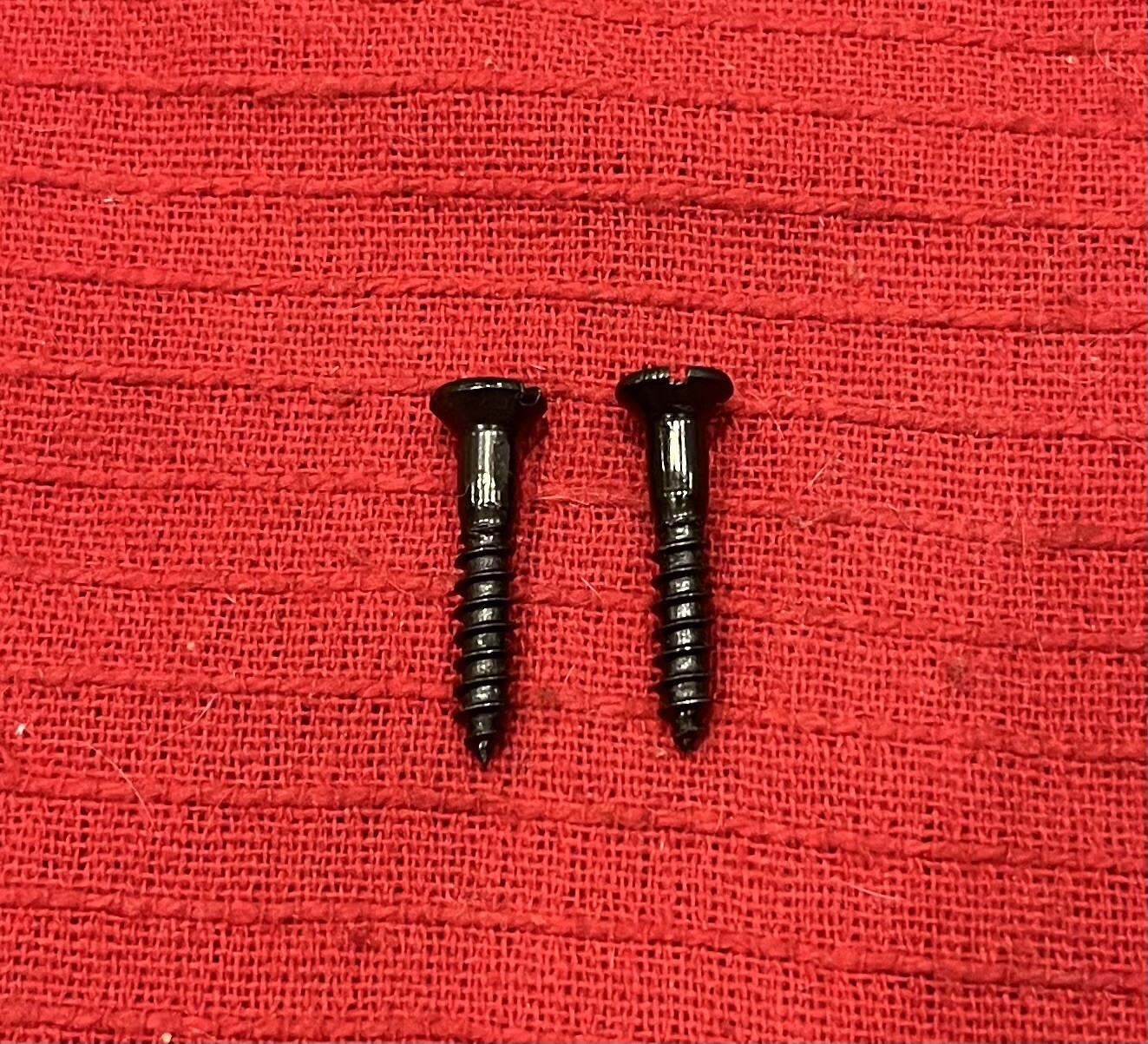 Butt Plate Wood Screw Set - #8 x 1 inch - Set of 2