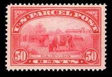 MOMEN: US STAMPS #Q10 PARCEL POST MINT OG H VF JUMBO LOT #83958*