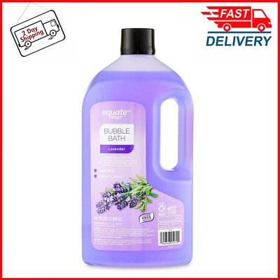 Equate Bubble Bath, for Adult, Senior and Teens, Lavender, 64 fl oz Select Scent