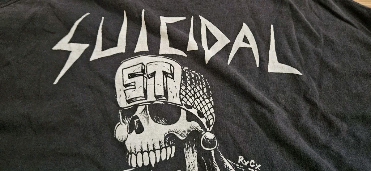 Rare Vintage 90s Suicidal Tendencies Punk T-Shirt Double