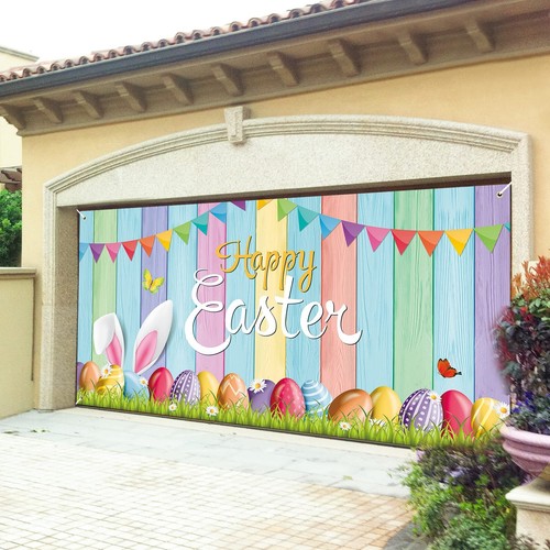 Easter Garage Door Decoration Happy Easter Garage Door Banner Large Easter Bu - Bild 5 von 8