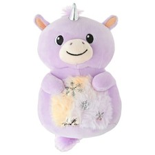 Small Purple Plush 7 inch Unicorn Stuffed Animal Pal With Fuzzy Mane