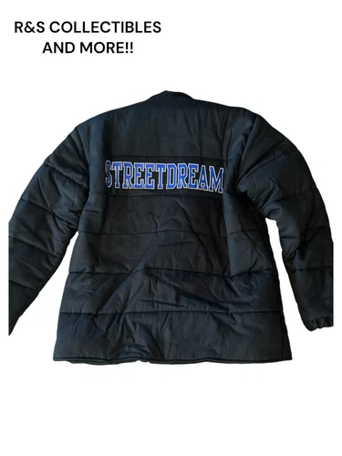 VETEMENTS ABBIGLIAMENTO UOMO "STREETDREAM" GIACCA NERA GIACCA SPESSA CALDA
