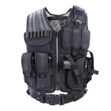 YAKEDA Tactical Vest Ultra-Light Breathable, Adjustable Adult Outdoor Airsoft