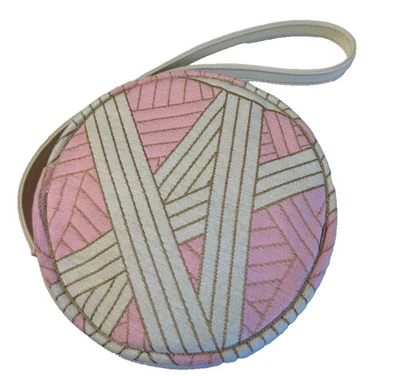 Missoni Nastri Pochette Ronde Petite Fuchsia Zippée 1 U Sac Soirée - Photo 1/4