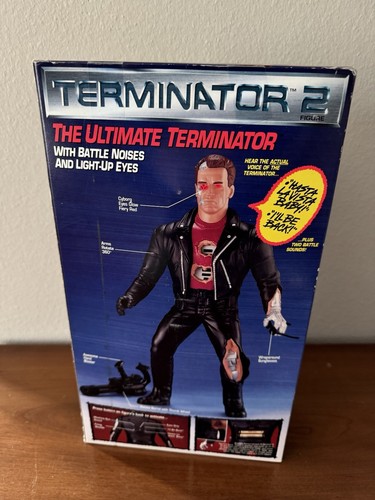 Vintage 1991 TERMINATOR 2 Ultimate Terminator - Kenner - 12” Action Figure NEW! - Picture 11 of 11