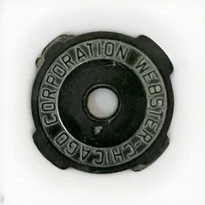 Webster Chicago Corp Vintage Metal 45 RPM Insert Adapter for 7" Vinyl Records