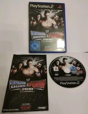 Sony Playstation 2 Spiel WWE SmackDown vs. Raw 2010 sehr Gut Blitzversand 