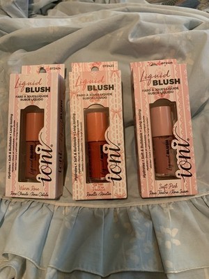  IONI Hydrating Buildable Liquid Blush Soft  Pink, Warm Rose, Rosette Shade
