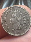 1861 INDIAN HEAD CENT COPPER PENNY