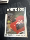 MICHAEL JORDAN BASEBALL CARD. CHICAGO WHITE SOX