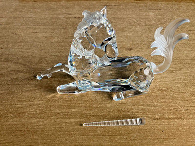 Swarovski Kristall ''SCS EINHORN'' zum Reparieren - OVP