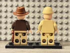 LEGO Indiana Jones Minifigure Lot Indiana Jones & German Soldier 2 Minifigs 7622