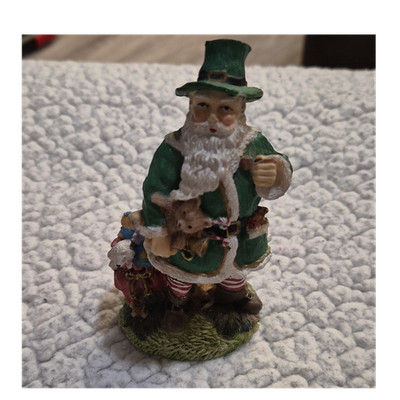International Resourcing Services Irish Father Christmas Santa Figurine 1995