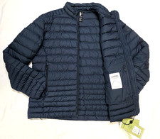 $495 Nueva Chaqueta COLMAR Optimal Acolchada LUXEPAD Cremallera MEDIANA M EU 50 Azul Marino Puffer