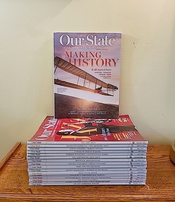 Our State Celebrating North Carolina Magazine Lot of Seventeen (2024-2025)