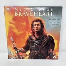 Braveheart Laserdisc 1996 2 Discs Mel Gibson Very Good Plus Condition
